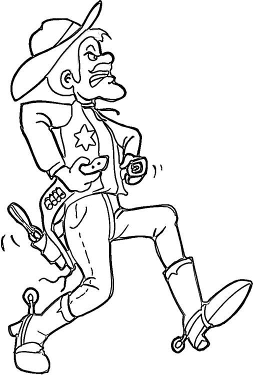 Cowboy coloring pages purple kitty