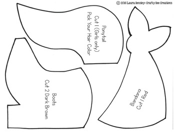 Cowboy cowgirl craft wild west craft wild west activities tpt