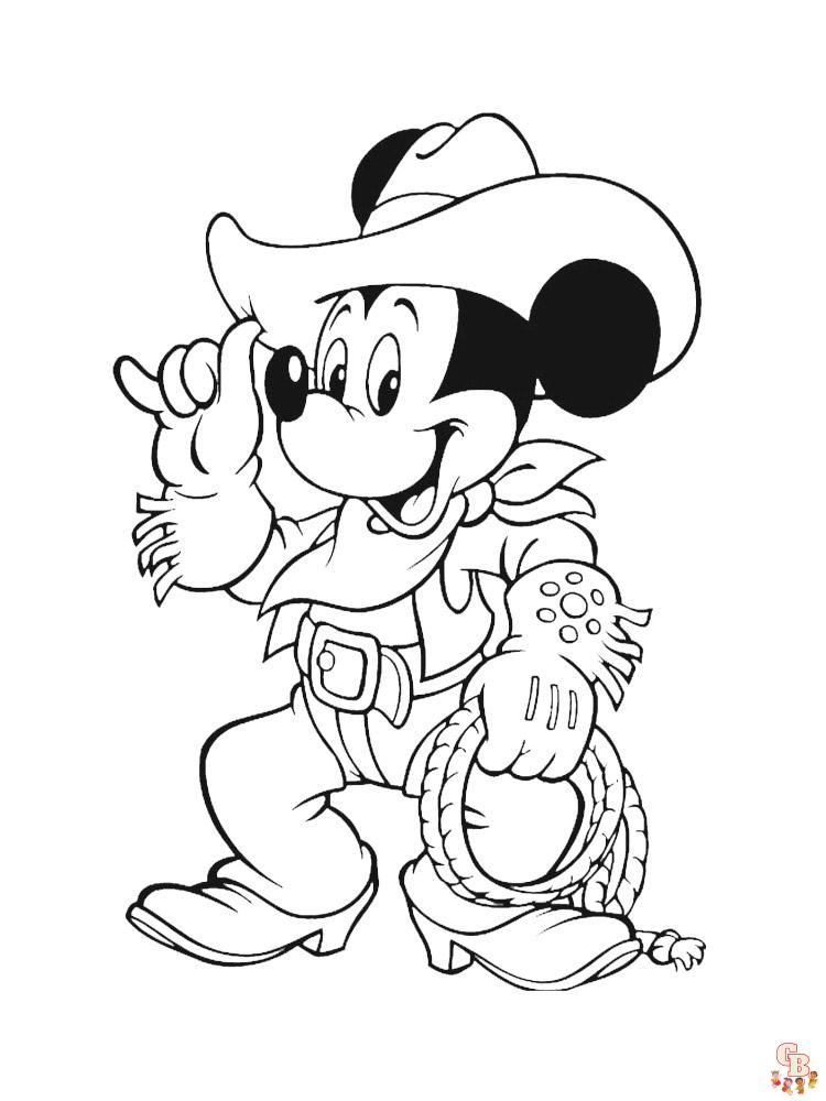 Explore the wild west with free printable cowboy coloring pages