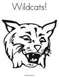 Wildcats coloring page