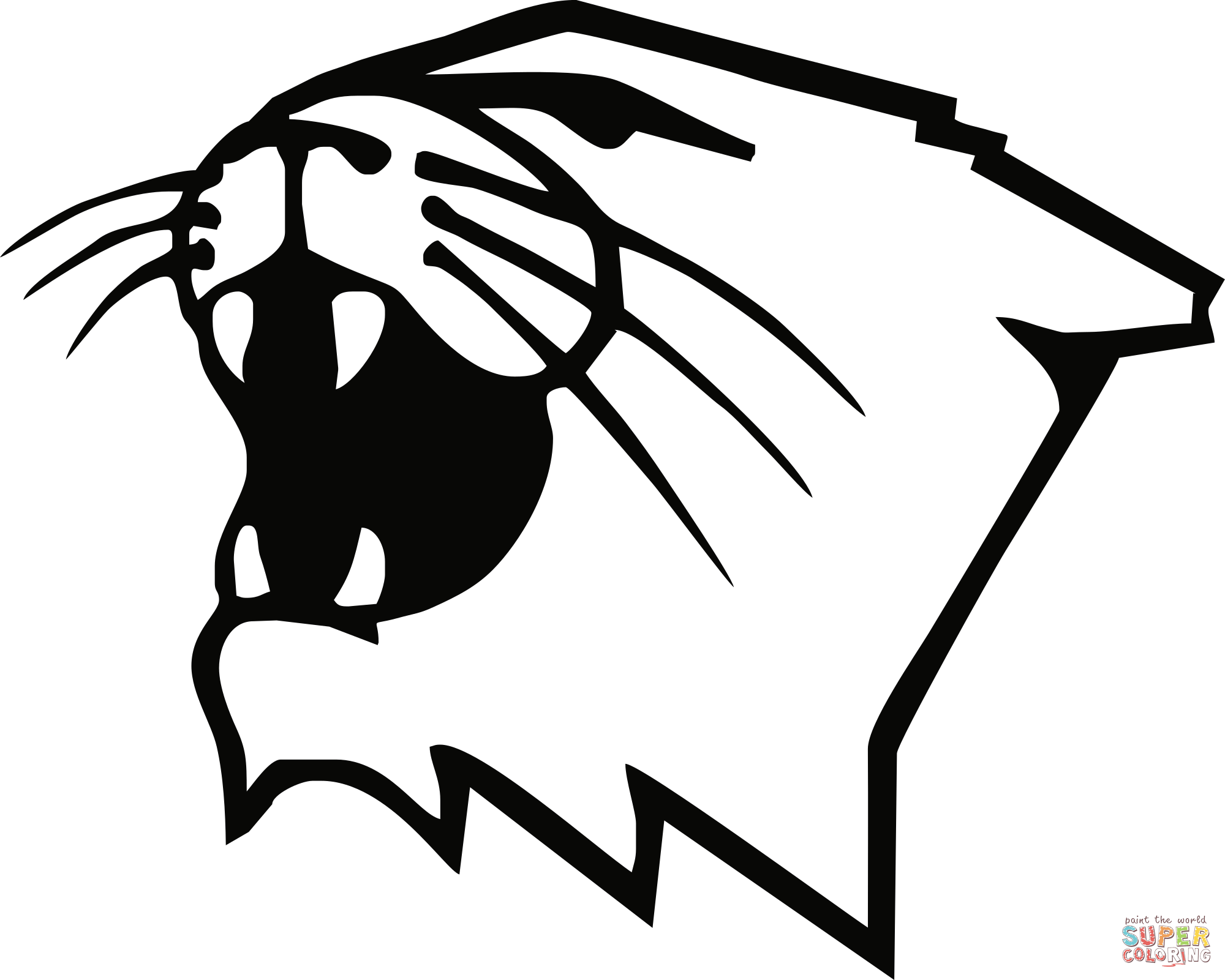 Wildcat coloring page free printable coloring pages