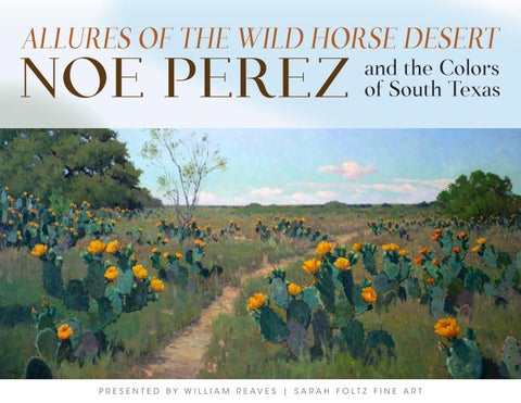 Allures of the wild horse desert noe perez and the colors of south texas by foltz fine art