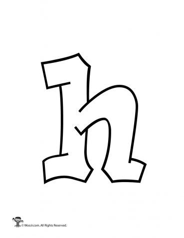 Graffiti lowercase letter h woo jr kids activities childrens publishing graffiti lettering lettering alphabet graffiti