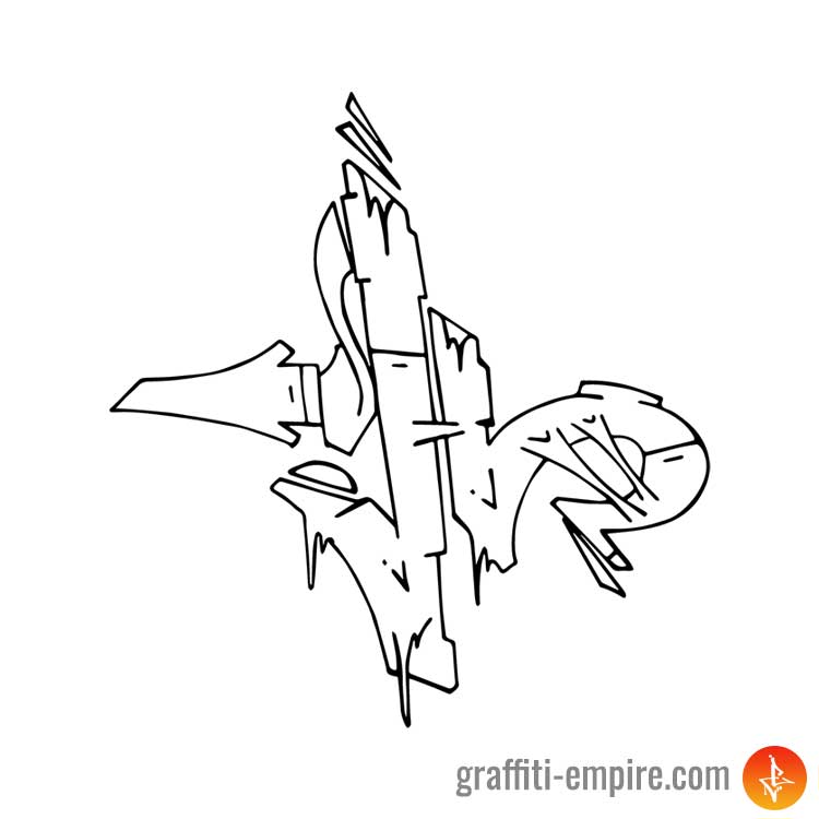 Graffiti letter h inspirational images and tutorial graffiti empire