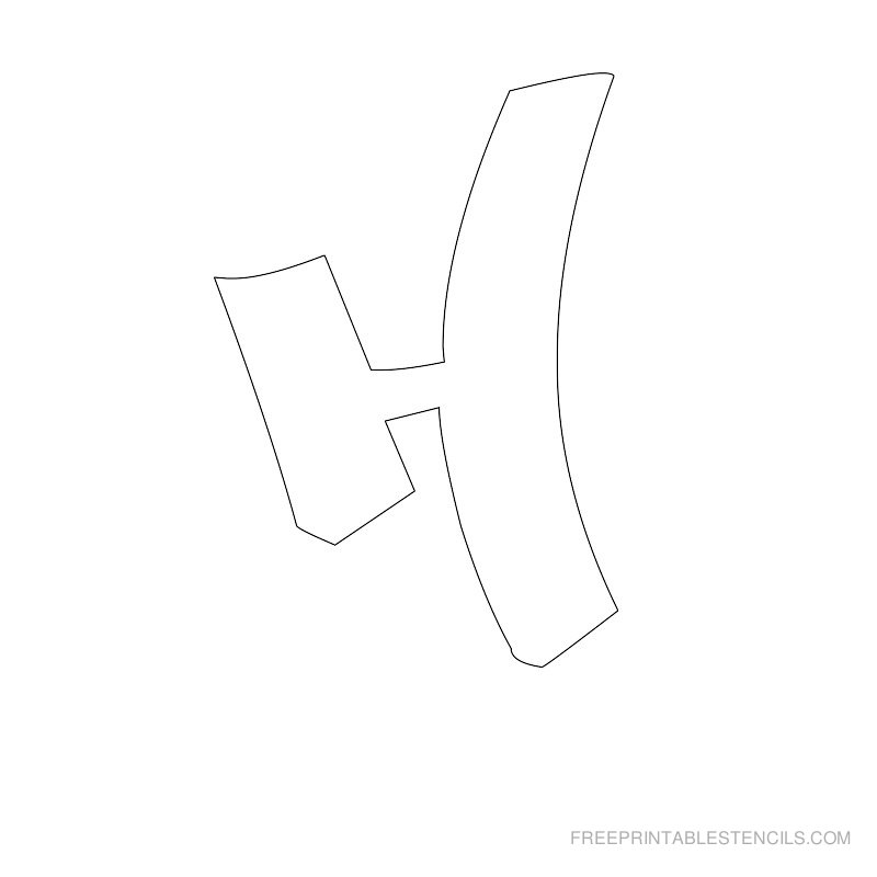 Free printable graffiti alphabet stencils
