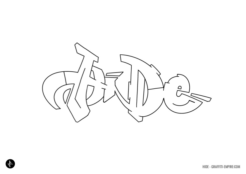 Graffiti coloring pages