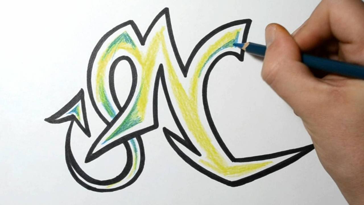 How to draw wild graffiti letters