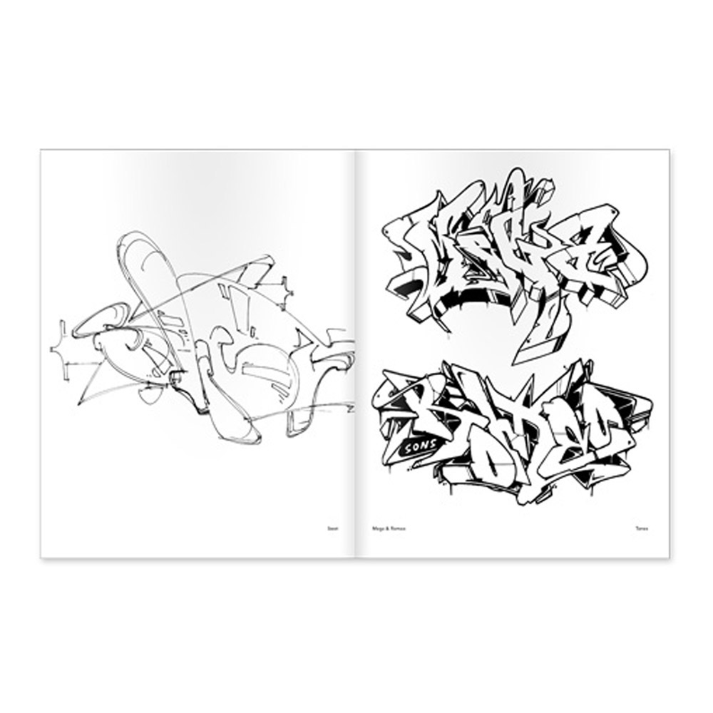 Graffiti coloring book