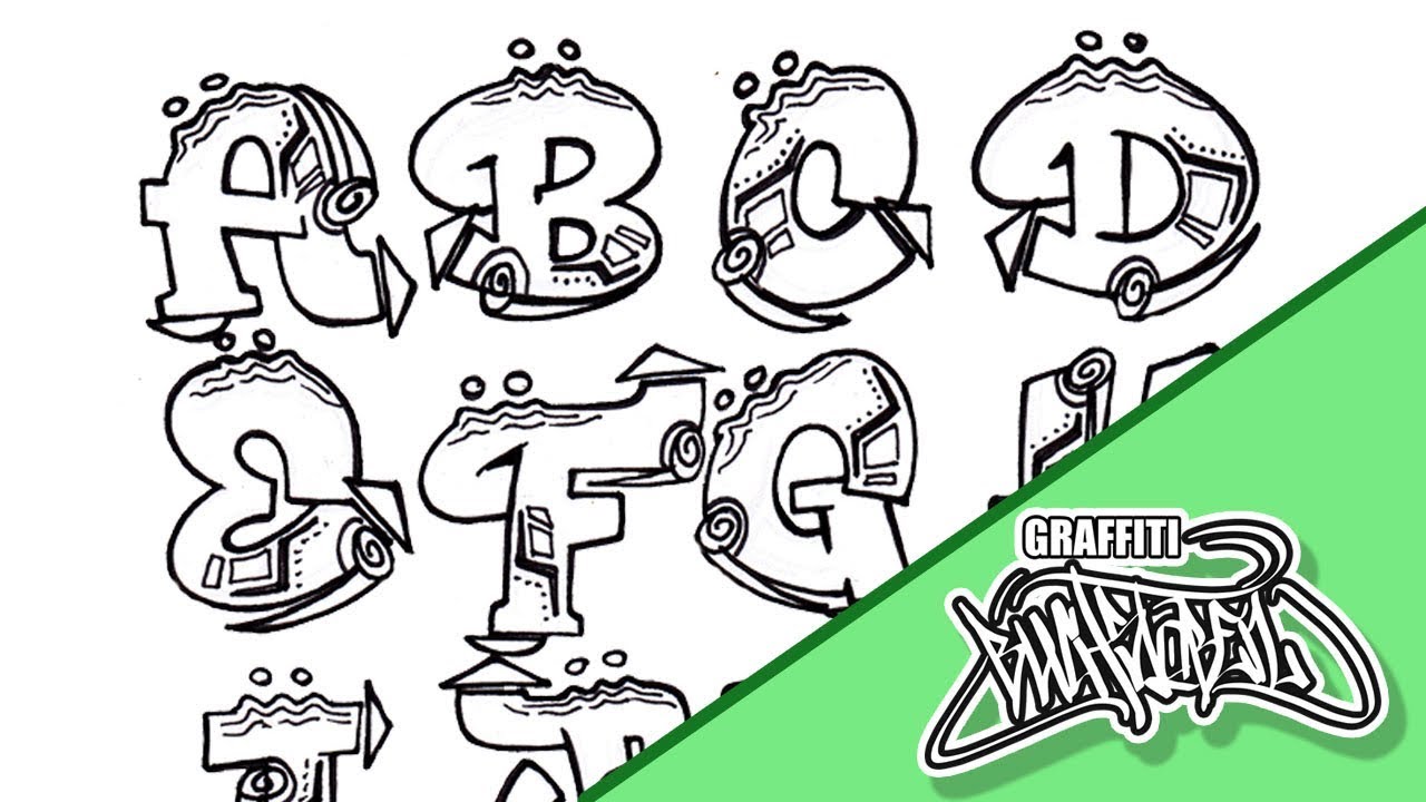 Graffiti alphabet for beginners