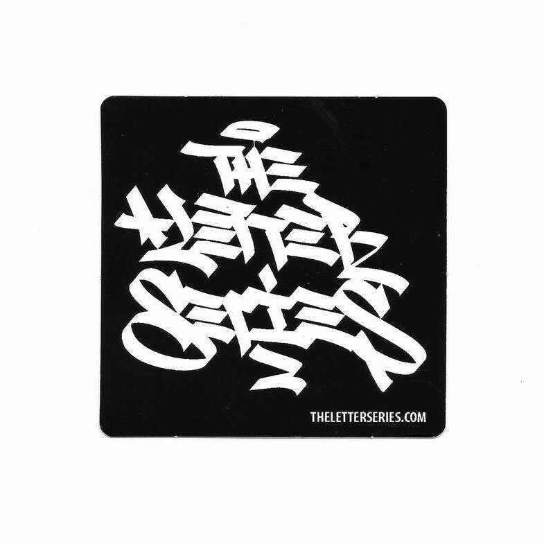 Wild style technicians the letter series graffiti sticker