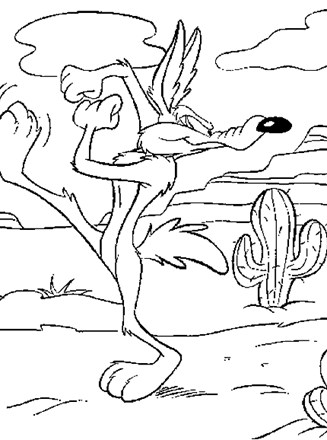 Looney tunes coloring page