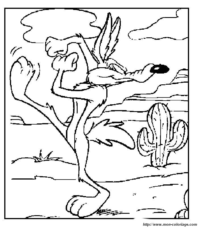 Coloring wile e coyote page coloring wile coyote to print out or color online