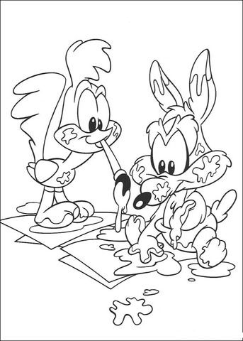 Road runner and wile e coyote coloring page free printable coloring pages coloring books coloring pages cartoon coloring pages