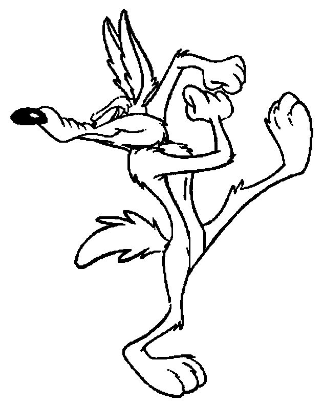 Road runner coloring pages