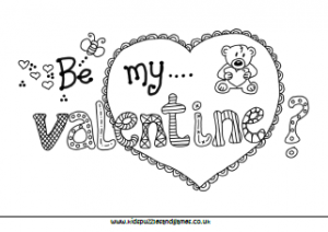 Be my valentine louring page derated