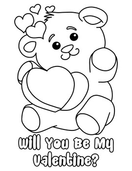 Valentines day coloring pages by ault illustrations tpt