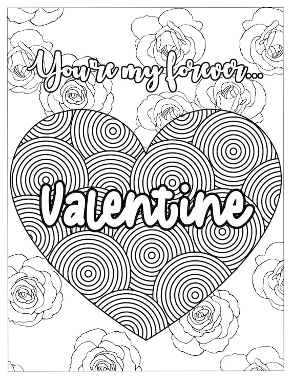 Valentines day coloring pages valentines day gift printable coloring pages for valentines day coloring pages for girlfriend wife