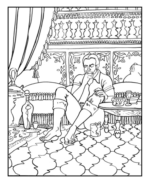 Fill in your butch history with this coloring book
