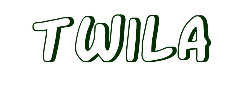 Coloring page first name twila