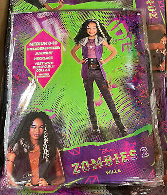 Party city willa halloween costume for girls disneys zombies medium