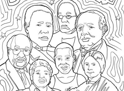 Celebrate black history month download a coloring page featuring extraordinary black individuals from lancaster local news