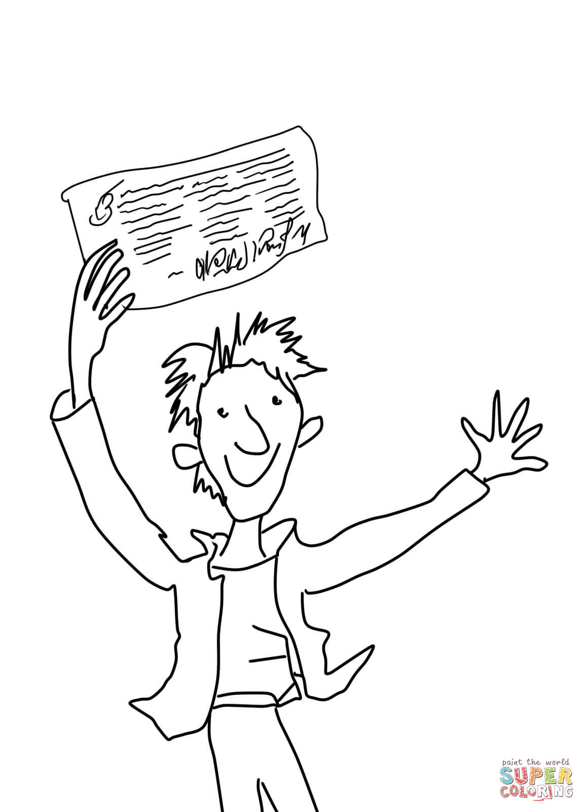 Charlie bucket coloring page free printable coloring pages