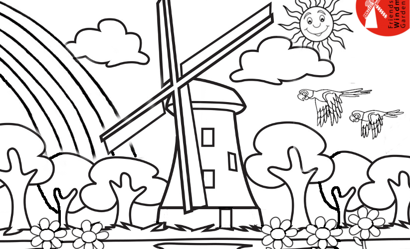 Colour in your own windmill brixton windmill education centre