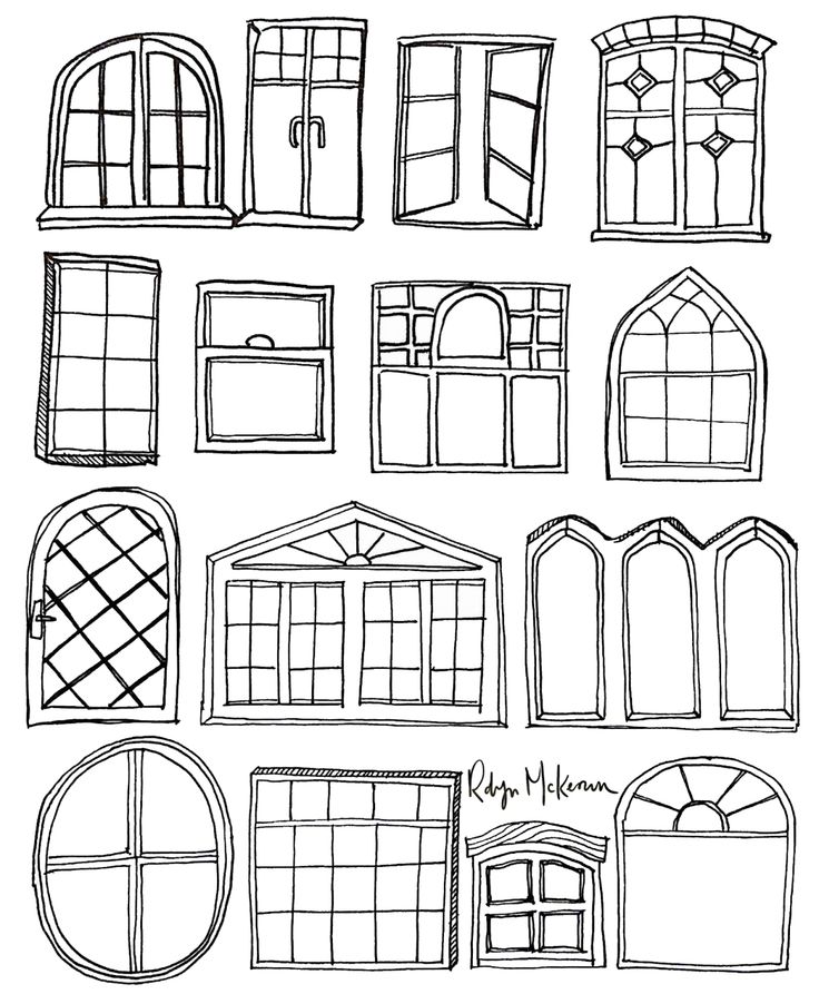 Coloring page freebie house doodle sketch book art lessons