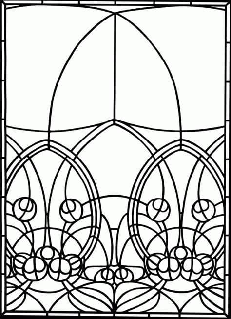 Texture window coloring page