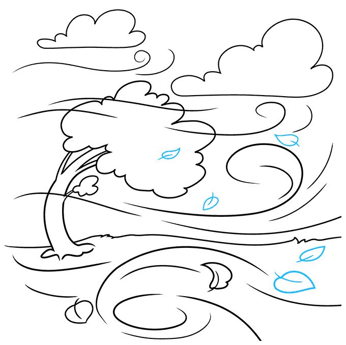 How to draw the wind
