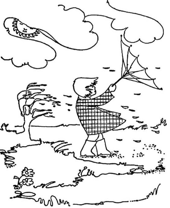 Free easy to print weather coloring pages coloring pages for kids coloring pages umbrella coloring page
