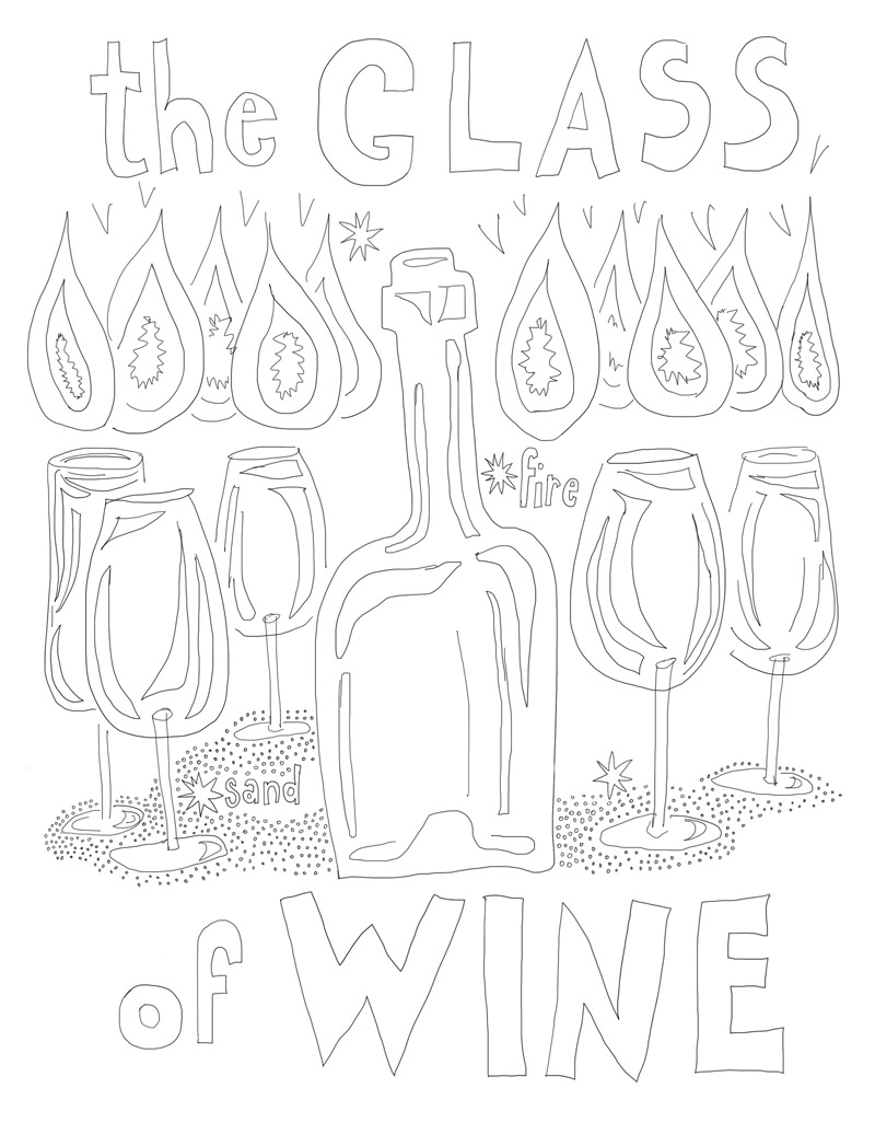 Color this adult wine