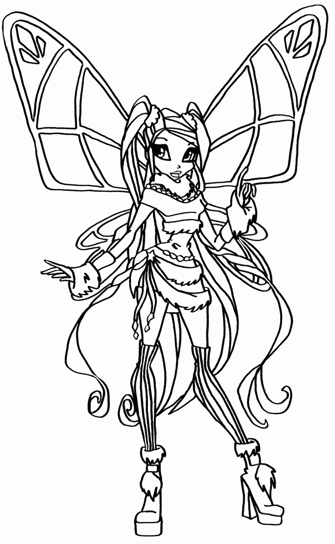 Winx coloring pages
