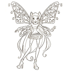 Top free printable winx club coloring pages online