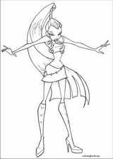 Winx club coloring pages