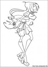 Winx club coloring pages on coloring