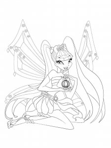 Winx club coloring pages