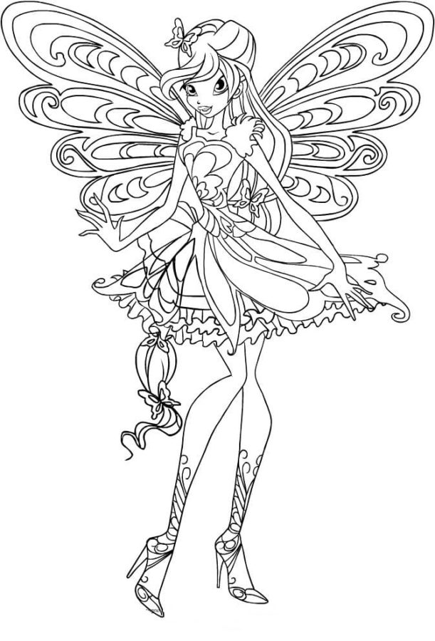 Winx club coloring pages