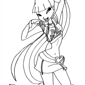 Winx club musa coloring pages printable for free download