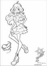 Winx club coloring pages