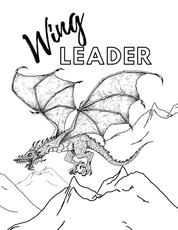 Fourth wing coloring pages