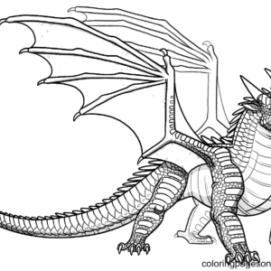 Wings of fire coloring pages printable for free download