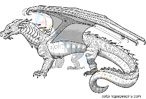 Free printable wings of fire coloring pages for kids