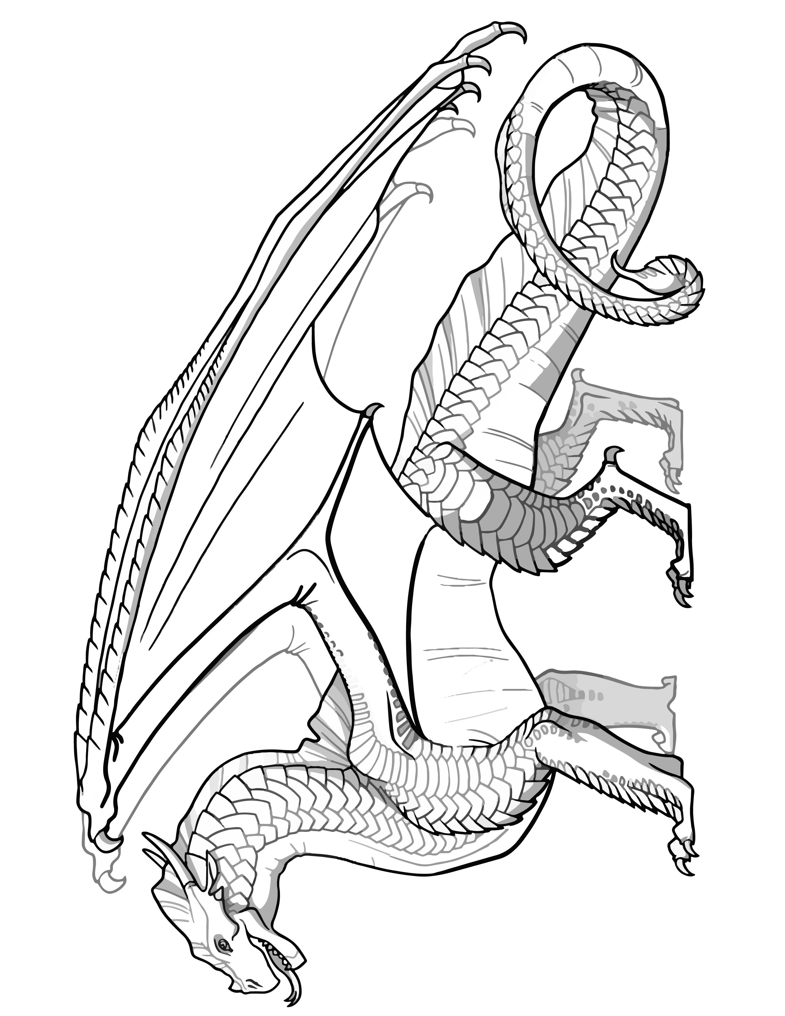 Sandwing dragon coloring page transparent wings of fire coloring sheet pyrrhian dragon tribe dragon coloring page wings of fire dragons wings of fire