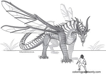 Wings of fire coloring pages