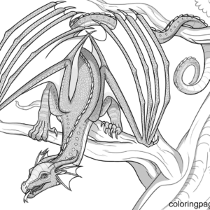 Wings of fire coloring pages printable for free download