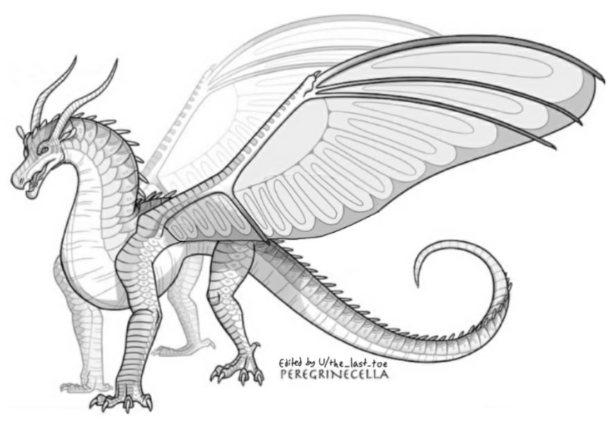 Perfectly normal silkwing base nothing to see here rwingsoffire