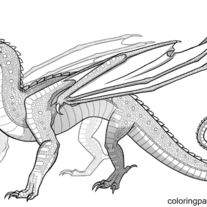 Wings of fire coloring pages printable for free download