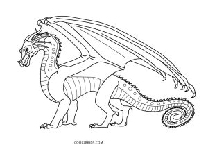 Printable dragon coloring pages for kids