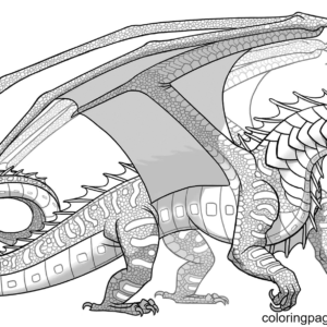 Wings of fire coloring pages printable for free download
